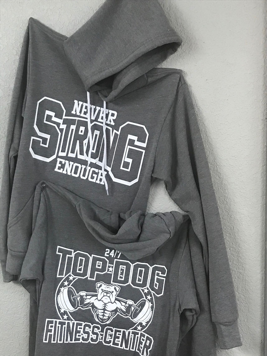 Gray Hoodie + Tee Set